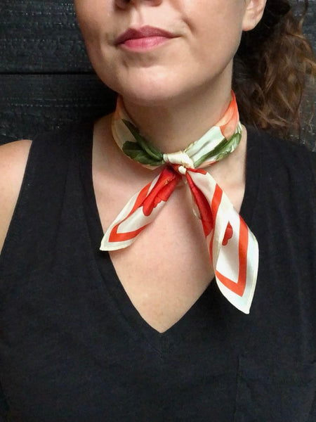 Hibiscus Flower Silk Bandana