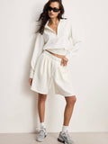 Air Soft Scuba Shorts in Cloud White
