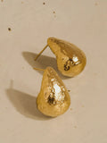 Vivelle Textured Droplet Earrings
