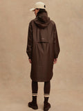 Kirsten Rain Coat in Dark Truffle