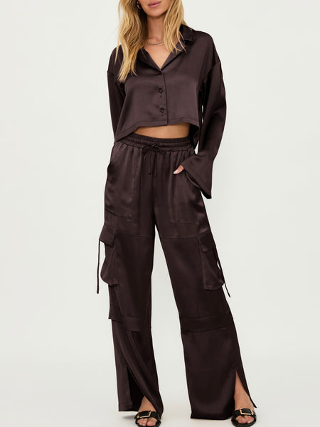 Gianna Pant in Java Satin