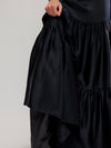 Juliette Satin Maxi in Black