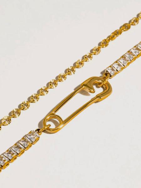 Acier Glam Clip Bracelet
