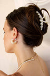 Resin & Pearl Chunky Hoops