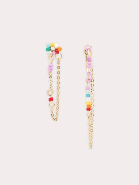 Pink Cockatoo & Hematite Beads Bracelet
