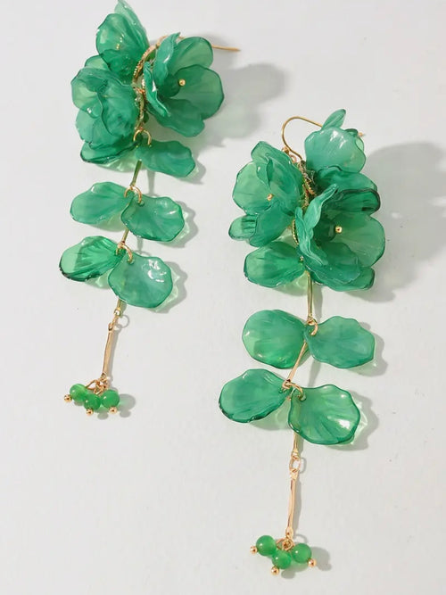 It's Artwork Earrings in Green
