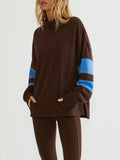 Jaylyn Sweatshirt in Caribou Blue