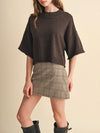 MOCKtauk Will Never Be The Same Sweater in Espresso