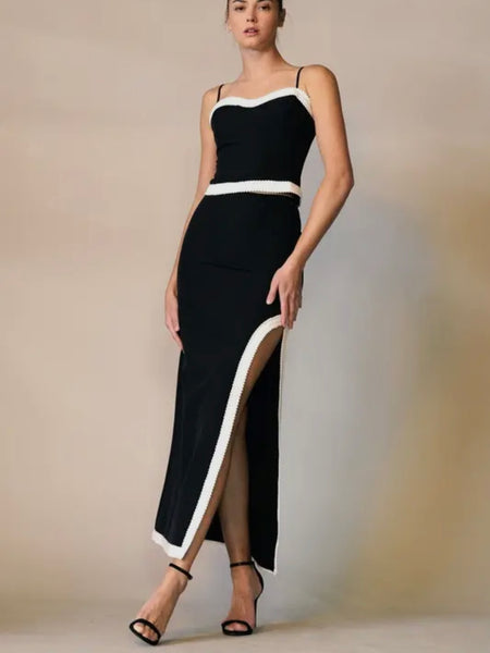 All About The Trim Maxi in Black