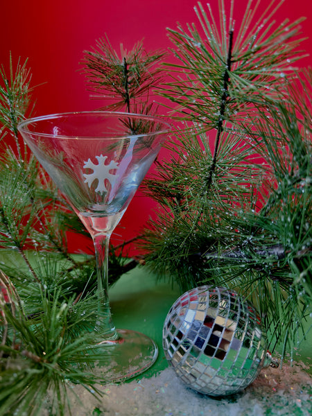 Mini Mercury Glass Tree in Light Blush