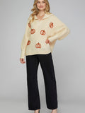 Pumpkin Spice & Everything Nice Sweater in Ivory