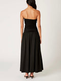 Santal Dress in Black