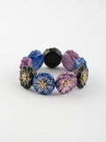 Aster Flowers Chunky Bracelet