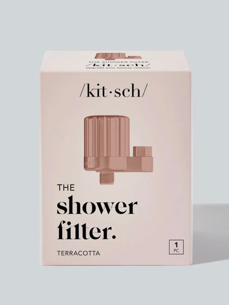 The Shower Filter in Terracotta