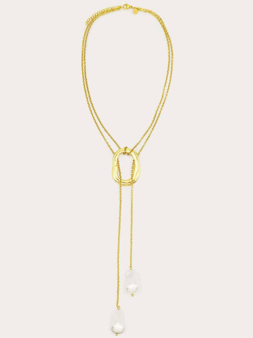 Solar Necklace in Gold