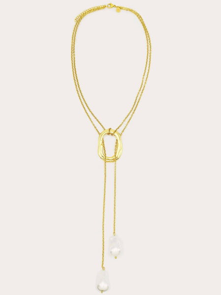 Solar Necklace in Gold