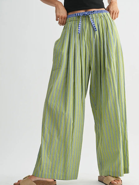 Love Some Lounge Layered Boxer Pant in Green