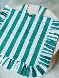 Volang Tote Bag in Green Stripe