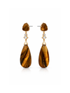 Tiger's Eye Solstice Drop Earrings