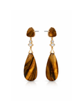Tiger's Eye Solstice Drop Earrings