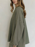 Levi Top in Olive Stripe