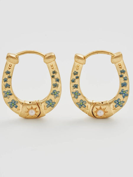 Horseshoe Hoop Earrings