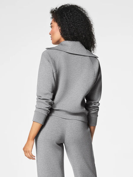 AirEssentials Half Zip in Medium Grey