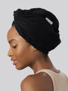 Quick Dry Hair Towel in Eco Black