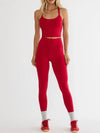 Tayler 7/8 Legging in Crimson Glitz