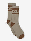 Spencer Sock in Simply Taupe/Deep Taupe