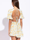 Spill the Tea Open Back Dress in Floral