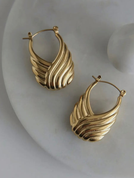 Zoey Shimmer Hoops