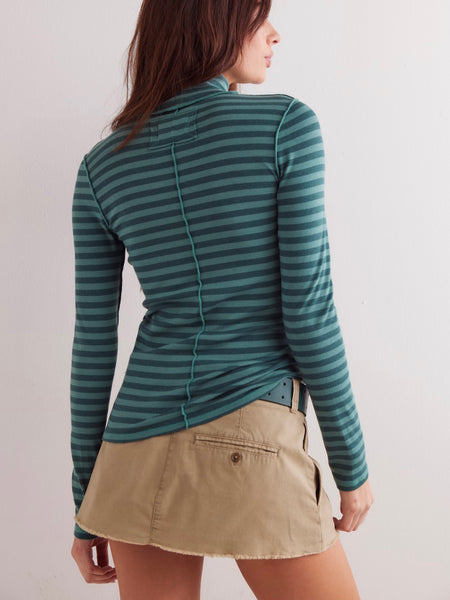 Good Good Turtle Stripe in Rainforest Combo