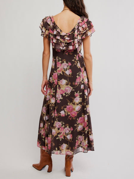 Forsythia Maxi in Deep Fudge Combo