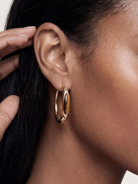 Tiger Solstice Hoops
