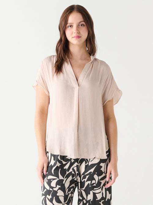 Prime Time Blouse in Pearl
