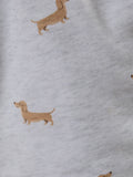 Stretched Out Shorts in Doggy Print Grey