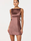 Kinsey Mini Dress in Mauve