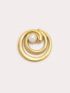 Swirl Pearl Brooch