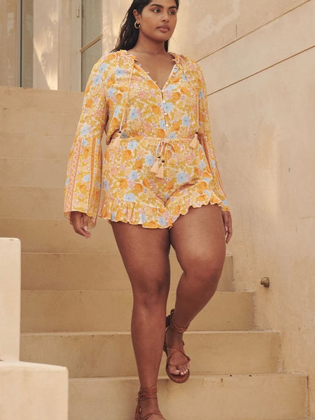 Enchanted Wood Romper in Dandelion