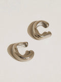Bronte Chunky Ear Cuff in Silver