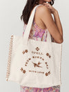 Holiday Tote Bag in Rope