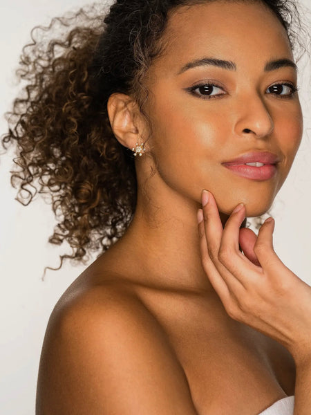 Clara Stocking Post Trio in Crystal