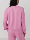 Reena Button Front Sweat in Moonlite Mauve