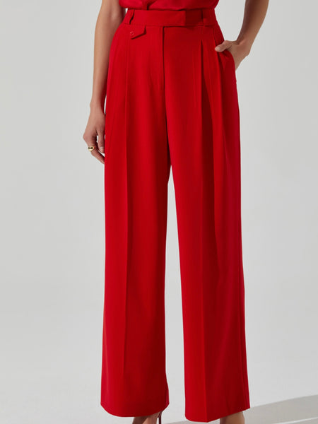 Byrony Pants in Red