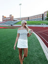 Show Your Stripes Top in Black & White