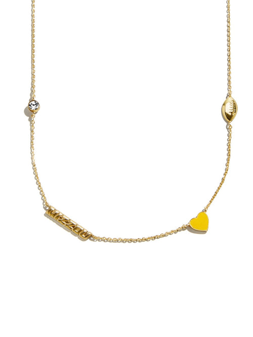University of Missouri Spaced Charm Necklace