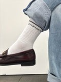 You Are Perfect Socks in White