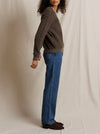 Ziggy Inside Out Sweatshirt in Dark Olive
