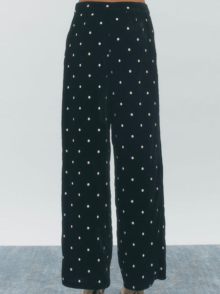 Isla Pants in Black Cream